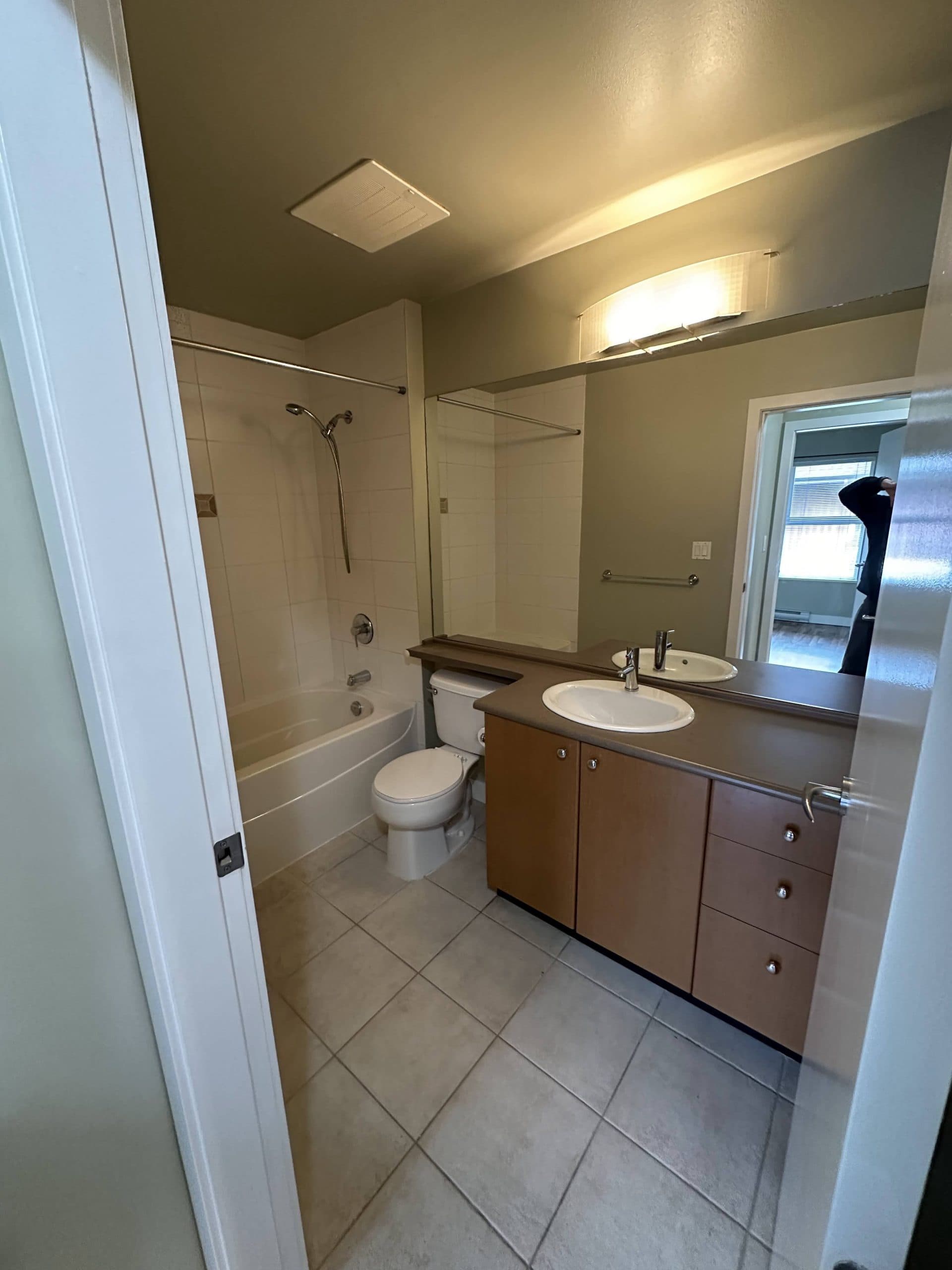 Bathroom before